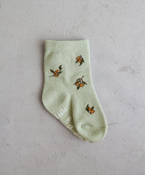 PUPPAPUPO（プッパプーポ）の「ボタニカル クルー ソックス 3足組（ソックス/靴下・キッズ・その他・XS/S）」の5枚目の写真