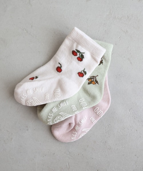 PUPPAPUPO（プッパプーポ）の「ボタニカル クルー ソックス 3足組（ソックス/靴下・キッズ・その他・XS/S）」の12枚目の写真
