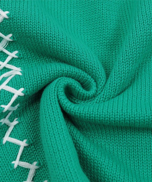 miette（ミエット）の「配色ステッチデザインカーディガン（カーディガン/ボレロ・レディース・アイボリー/ブラック/グリーン・FREE）」の16枚目の写真