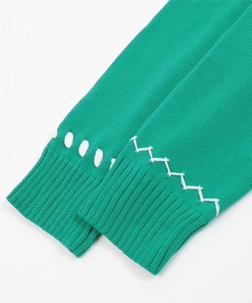 miette（ミエット）の「配色ステッチデザインカーディガン（カーディガン/ボレロ・レディース・アイボリー/ブラック/グリーン・FREE）」の14枚目の写真