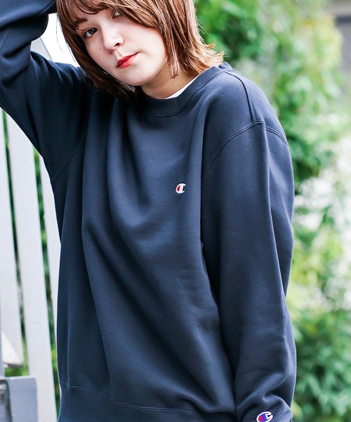 CHAMPION/チャンピオン】裏起毛 ワンポイントブランドロゴ刺繍