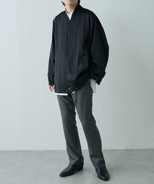 Lui's（ルイス）の「サテンドットブルゾン（ブルゾン・メンズ・ブラック/グリーン・FREE）」の8枚目の写真