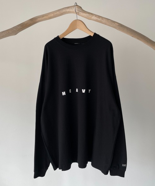 CANAL JEAN（キャナルジーン）の「1975 TOKYO(1975 トーキョー) "Heavy Water"オーバーサイズロングTシャツ（Tシャツ/カットソー・レディース・ブラック/サックスブルー/ホワイト×ブラック/ホワイト×ブラウン・MEDIUM/LARGE）」の5枚目の写真