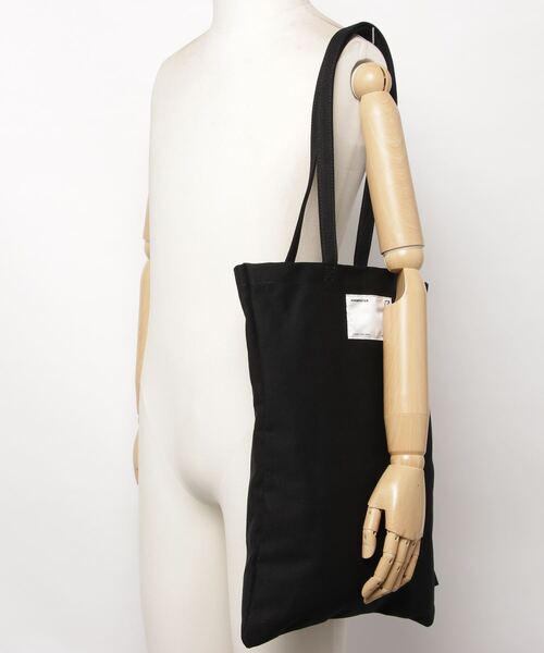 ADAM PATEK(アダムパテック)の「【ADAMPATEK/アダムパテック】basic canvas tote bag/ベーシックキャンバストートバッグ(トートバッグ・レディース・ホワイト/ブラック・FREE)」の6枚目の写真