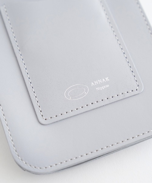 annak（アナック）の「ANNAK ダブルフェイスカラーレザーサコッシュ（ショルダーバッグ・レディース・イエロー/ライトグレー・FREE）」の10枚目の写真