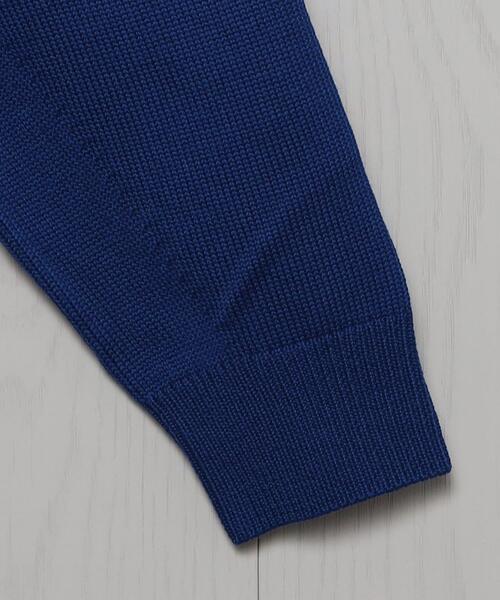 H　BEAUTY&YOUTH UNITED ARROWS（エイチビューティーアンドユースユナイテッドアローズ）の「＜H＞SOLID WOOL V NECK CARDIGAN/カーディガン（カーディガン/ボレロ・メンズ・ブラック/ロイヤルブルー・M/L/S）」の8枚目の写真