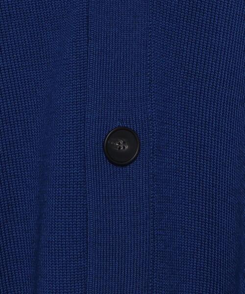 H　BEAUTY&YOUTH UNITED ARROWS（エイチビューティーアンドユースユナイテッドアローズ）の「＜H＞SOLID WOOL V NECK CARDIGAN/カーディガン（カーディガン/ボレロ・メンズ・ブラック/ロイヤルブルー・M/L/S）」の10枚目の写真