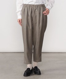 Morris & Sons | MORRIS & SONS | ウールタックパンツ チェック BRN WOMEN(その他パンツ)