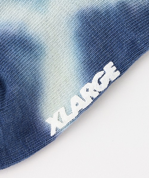 XLARGE KIDS(エクストララージキッズ)の「タイダイクルーソックス【日本製】(ソックス/靴下・キッズ・ライトブルー/ライトグレー/ブルー・13-15cm/15-17cm/17-19cm/19-21cm)」の5枚目の写真