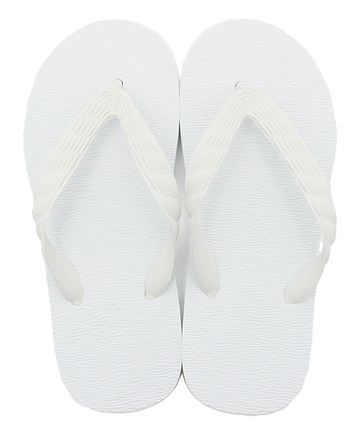 こども ビームス（コドモビームス）の「げんべい / ビーチサンダル (15～21cm)（ビーチサンダル・キッズ・ライトグレー/グレー×ホワイト/ブラウン/ブラウン系その他/ライトホワイト/イエロー/ライトイエロー/ブルー系その他/サックスブルー/ピンク×イエロー/ライトピンク/ベビーピンク/ピンク系その他/ピンク・18/15 /16/19/17/21）」の2枚目の写真