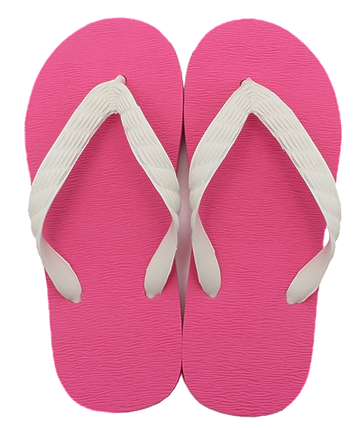 こども ビームス（コドモビームス）の「げんべい / ビーチサンダル (15～21cm)（ビーチサンダル・キッズ・ライトグレー/グレー×ホワイト/ブラウン/ブラウン系その他/ライトホワイト/イエロー/ライトイエロー/ブルー系その他/サックスブルー/ピンク×イエロー/ライトピンク/ベビーピンク/ピンク系その他/ピンク・18/15 /16/19/17/21）」の10枚目の写真