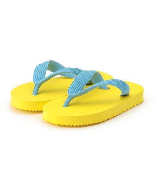 こども ビームス（コドモビームス）の「げんべい / ビーチサンダル (15～21cm)（ビーチサンダル・キッズ・ライトグレー/グレー×ホワイト/ブラウン/ブラウン系その他/ライトホワイト/イエロー/ライトイエロー/ブルー系その他/サックスブルー/ピンク×イエロー/ライトピンク/ベビーピンク/ピンク系その他/ピンク・18/15 /16/19/17/21）」の18枚目の写真