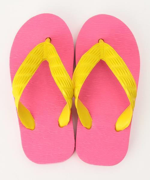 こども ビームス（コドモビームス）の「げんべい / ビーチサンダル (15～21cm)（ビーチサンダル・キッズ・ライトグレー/グレー×ホワイト/ブラウン/ブラウン系その他/ライトホワイト/イエロー/ライトイエロー/ブルー系その他/サックスブルー/ピンク×イエロー/ライトピンク/ベビーピンク/ピンク系その他/ピンク・18/15 /16/19/17/21）」の22枚目の写真