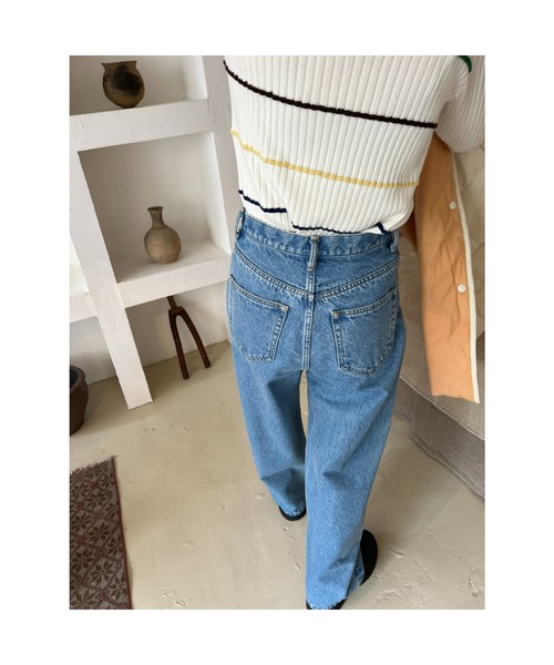 BLACK BY MOUSSY(ブラックバイマウジー)の「MACHO blue denim(マチョブルーデニム)(デニムパンツ・レディース・ブルー・26inch/23inch/24inch/25inch)」の16枚目の写真