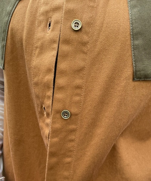CIAOPANIC（チャオパニック）の「【CPC SCAMP】ミリタリーロングジレ（ベスト・レディース・カーキ/ブラウン・FREE）」の13枚目の写真