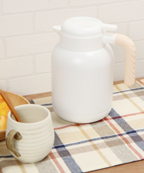 studio CLIP(スタディオクリップ)の「卓上ポット 1.5L(キッチンツール・レディース・ホワイト・FREE)」の1枚目の写真