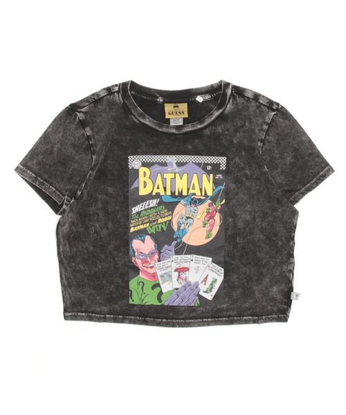 Guess（ゲス）の「GUESS Originals x Batman Cropped Baby Tee（Tシャツ/カットソー・レディース・ブラック・X-SMALL/SMALL/MEDIUM）」の3枚目の写真