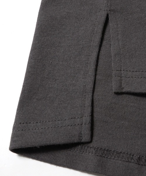 coca(coca)(コカ)の「バックプリントへビーウェイトフットボールロンT(Tシャツ/カットソー・レディース・チャコール/アイボリー・M/L)」の19枚目の写真