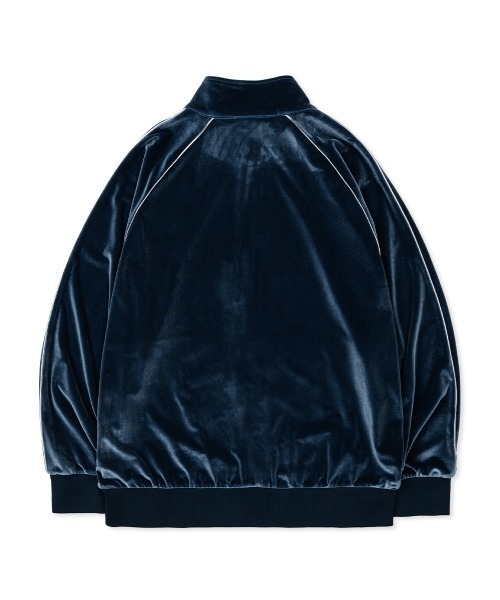 FCMM（エフシーエムエム）の「GRASS FIELD VELVET TRACK JACKET/グラスフィールドベルベットトラックジャケット（その他アウター・メンズ・ブルー/ブラック・MEDIUM/LARGE）」の7枚目の写真
