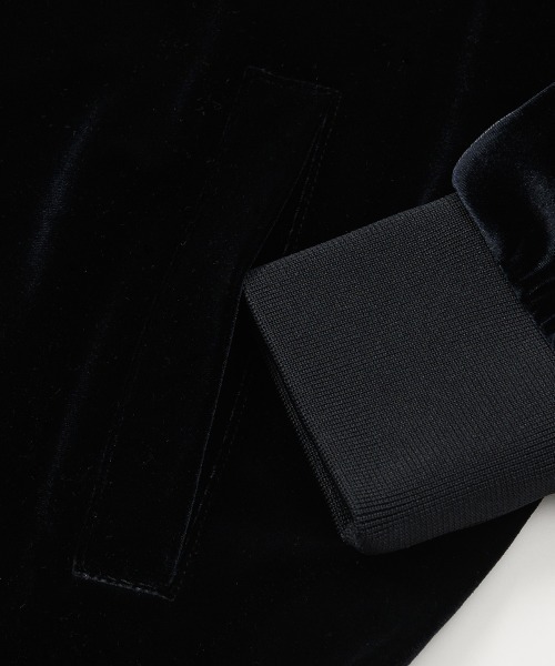 FCMM（エフシーエムエム）の「GRASS FIELD VELVET TRACK JACKET/グラスフィールドベルベットトラックジャケット（その他アウター・メンズ・ブルー/ブラック・MEDIUM/LARGE）」の13枚目の写真
