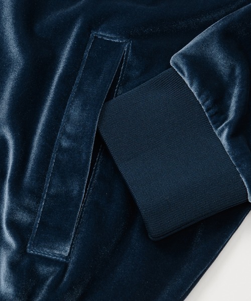 FCMM（エフシーエムエム）の「GRASS FIELD VELVET TRACK JACKET/グラスフィールドベルベットトラックジャケット（その他アウター・メンズ・ブルー/ブラック・MEDIUM/LARGE）」の17枚目の写真