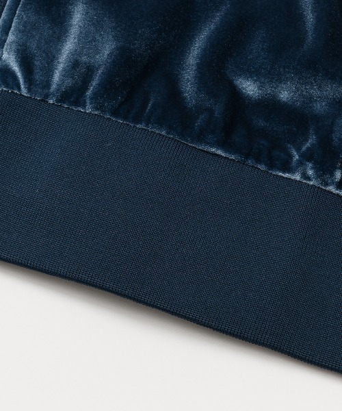 FCMM（エフシーエムエム）の「GRASS FIELD VELVET TRACK JACKET/グラスフィールドベルベットトラックジャケット（その他アウター・メンズ・ブルー/ブラック・MEDIUM/LARGE）」の11枚目の写真