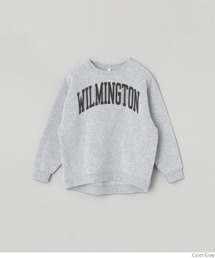 \新色登場/キッズ 親子お揃いふわり~ロゴスウェット