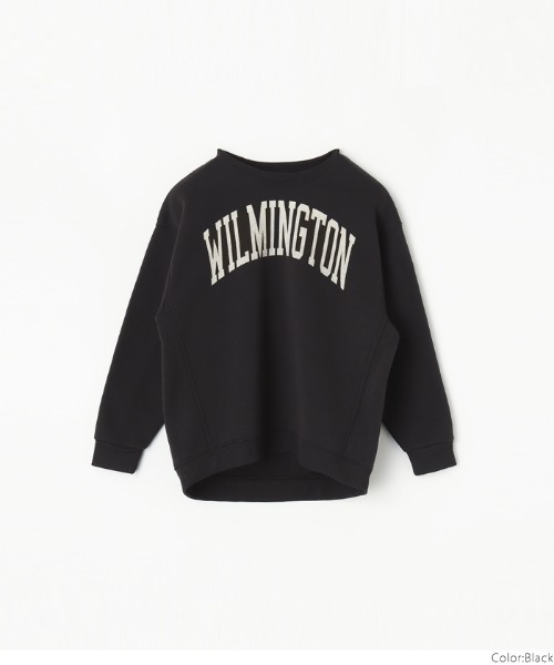 coca（coca）（コカ）の「＼新色登場／キッズ 親子お揃いふわり～ロゴスウェット（スウェット・キッズ・グリーン/ブラック/グレー/アイボリー/ブラウン・100/110/120/130/140）」の3枚目の写真