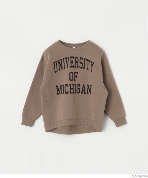 coca（coca）（コカ）の「＼新色登場／キッズ 親子お揃いふわり～ロゴスウェット（スウェット・キッズ・グリーン/ブラック/グレー/アイボリー/ブラウン・100/110/120/130/140）」の15枚目の写真