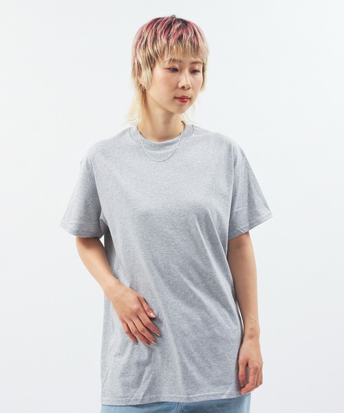 Alite cloth(アリーテクロス)の「GILDAN 無地 オーバーサイズTシャツ(Tシャツ/カットソー・レディース・ブラック/グレー/ネイビー/ホワイト・S/M/L/XL)」の8枚目の写真