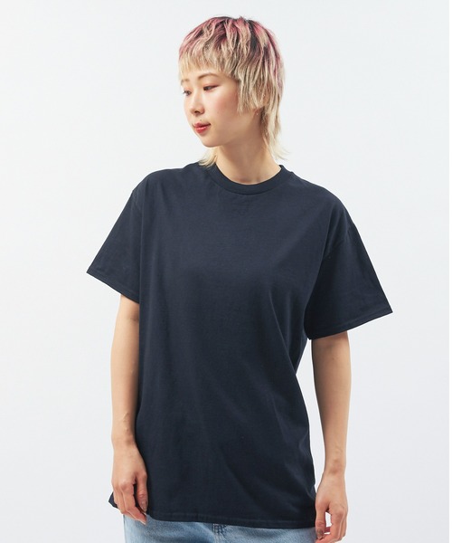 Alite cloth(アリーテクロス)の「GILDAN 無地 オーバーサイズTシャツ(Tシャツ/カットソー・レディース・ブラック/グレー/ネイビー/ホワイト・S/M/L/XL)」の9枚目の写真