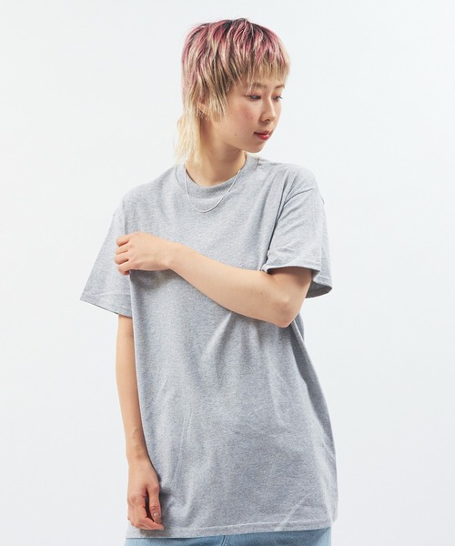 Alite cloth(アリーテクロス)の「GILDAN 無地 オーバーサイズTシャツ(Tシャツ/カットソー・レディース・ブラック/グレー/ネイビー/ホワイト・S/M/L/XL)」の10枚目の写真
