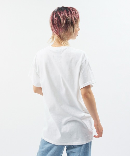 Alite cloth(アリーテクロス)の「GILDAN 無地 オーバーサイズTシャツ(Tシャツ/カットソー・レディース・ブラック/グレー/ネイビー/ホワイト・S/M/L/XL)」の19枚目の写真