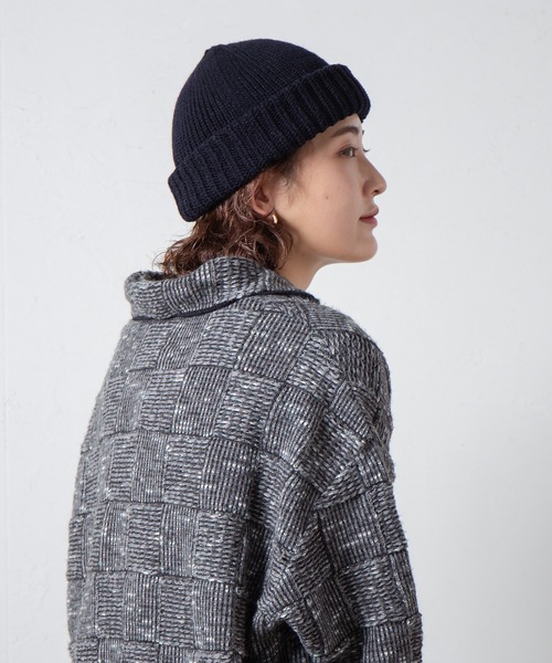 RACAL(ラカル)の「Wholegarment Knit Watch / ホールガーメントニットワッチ(ニットキャップ/ビーニー・レディース・グレー/ブラック/ベージュ/ブラウン/ネイビー/グリーン/アイボリー/オレンジ・FREE)」の7枚目の写真