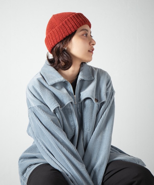 RACAL(ラカル)の「Wholegarment Knit Watch / ホールガーメントニットワッチ(ニットキャップ/ビーニー・レディース・グレー/ブラック/ベージュ/ブラウン/ネイビー/グリーン/アイボリー/オレンジ・FREE)」の8枚目の写真