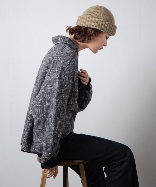 RACAL(ラカル)の「Wholegarment Knit Watch / ホールガーメントニットワッチ(ニットキャップ/ビーニー・レディース・グレー/ブラック/ベージュ/ブラウン/ネイビー/グリーン/アイボリー/オレンジ・FREE)」の13枚目の写真