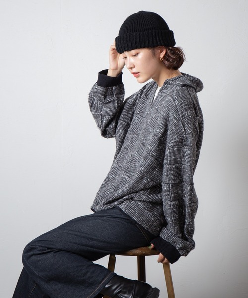 RACAL(ラカル)の「Wholegarment Knit Watch / ホールガーメントニットワッチ(ニットキャップ/ビーニー・レディース・グレー/ブラック/ベージュ/ブラウン/ネイビー/グリーン/アイボリー/オレンジ・FREE)」の22枚目の写真