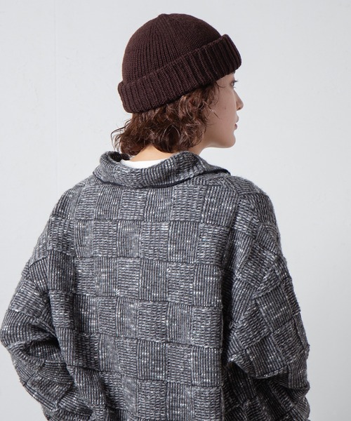 RACAL(ラカル)の「Wholegarment Knit Watch / ホールガーメントニットワッチ(ニットキャップ/ビーニー・レディース・グレー/ブラック/ベージュ/ブラウン/ネイビー/グリーン/アイボリー/オレンジ・FREE)」の14枚目の写真