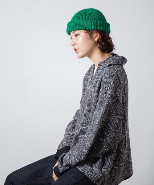 RACAL(ラカル)の「Wholegarment Knit Watch / ホールガーメントニットワッチ(ニットキャップ/ビーニー・レディース・グレー/ブラック/ベージュ/ブラウン/ネイビー/グリーン/アイボリー/オレンジ・FREE)」の19枚目の写真