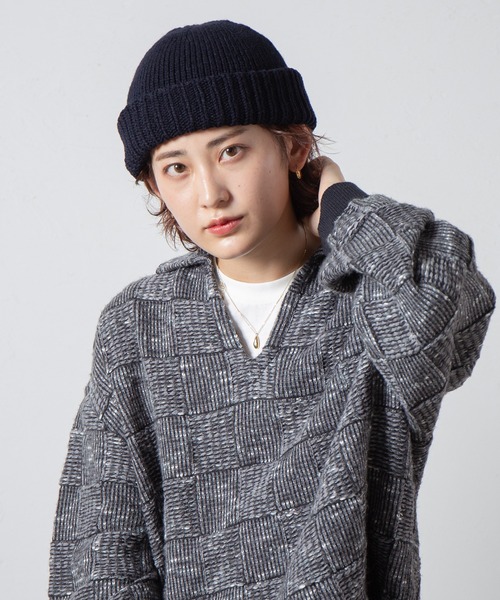 RACAL(ラカル)の「Wholegarment Knit Watch / ホールガーメントニットワッチ(ニットキャップ/ビーニー・レディース・グレー/ブラック/ベージュ/ブラウン/ネイビー/グリーン/アイボリー/オレンジ・FREE)」の11枚目の写真