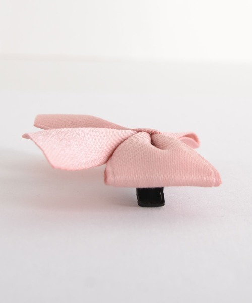 Mayree(メイリー)の「【float】ガーリー カラフル リボン ヘアクリップ【2個セット/8色展開】(バレッタ/ヘアクリップ・キッズ・ブラック/ブルー/パープル/イエロー/ピンク/レッド/グリーン/ネイビー・FREE)」の12枚目の写真