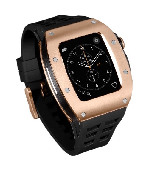 Urban Coral(アーバンコーラル)の「Apple Watch Band / アップルウォッチ ケース バンド ステンレスカスタムセット / Urban Coral(デジタル腕時計・メンズ・ブラック系その他/シルバー/ブラック/シャンパン・44mm/45mm)」の17枚目の写真