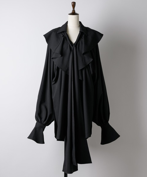 LA BELLE ETUDE（ラベルエチュード）の「longボウタイラッフルフリル