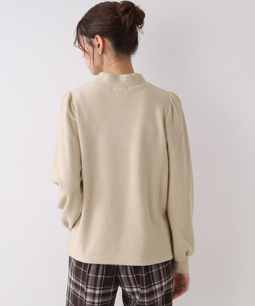 DRESKIP（ドレスキップ）の「◆パ－ル調付きサカリバ起毛プルオーバー（Tシャツ/カットソー・レディース・ブラック/ピンク系/ベージュ・02/03/04）」の6枚目の写真