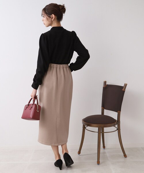 DRESKIP（ドレスキップ）の「◆パ－ル調付きサカリバ起毛プルオーバー（Tシャツ/カットソー・レディース・ブラック/ピンク系/ベージュ・02/03/04）」の15枚目の写真