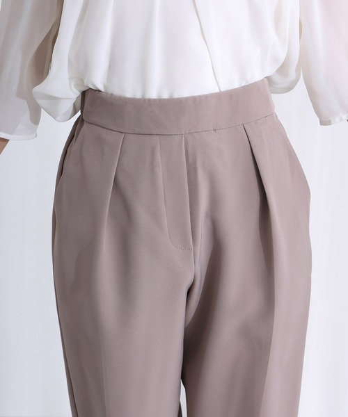 PourVous（プールヴー）の「パールノーカラージャケットセレモニースーツ入学式＆2点フィッシュテールセットアップフォーマル 七五三 ママ 入園式 卒園式 母親 40代 30代 卒業式 母 服（スーツセット・レディース・ベージュ/ネイビー・M/S/L/XL）」の7枚目の写真