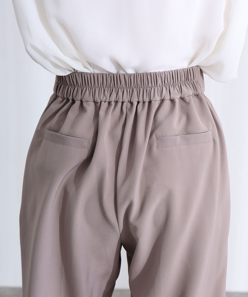 PourVous（プールヴー）の「パールノーカラージャケットセレモニースーツ入学式＆2点フィッシュテールセットアップフォーマル 七五三 ママ 入園式 卒園式 母親 40代 30代 卒業式 母 服（スーツセット・レディース・ベージュ/ネイビー・M/S/L/XL）」の5枚目の写真