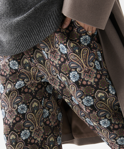 JOURNAL STANDARD relume(ジャーナルスタンダード レリューム)の「ゴブランオリ イージーパンツ(その他パンツ・メンズ・ブラック/ベージュ/ネイビー・MEDIUM/LARGE)」の5枚目の写真