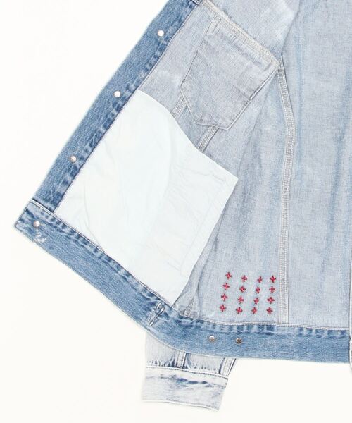 KSUBI（スビ）の「KSUBI OH G JACKET (MPS23JK014)（デニムジャケット・メンズ・インディゴブルー・MEDIUM/LARGE/SMALL）」の7枚目の写真