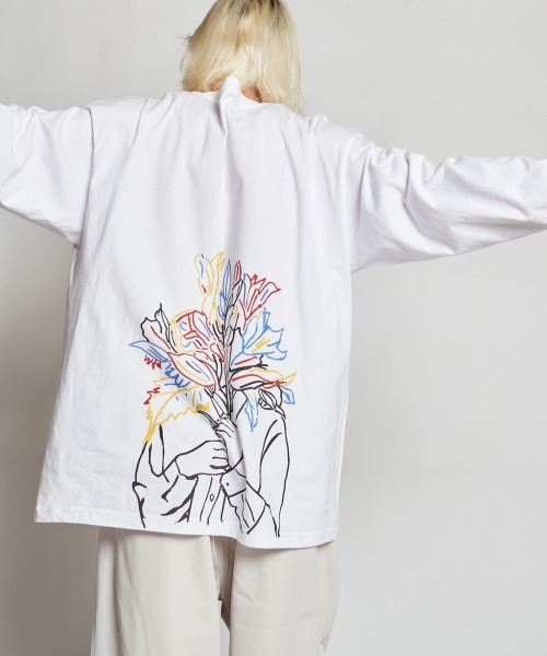 【セール】rehacer : Artiful Wide L/S / アーティフル ワイド ロングスリーブカットソー（Tシャツ/カットソー）｜rehacer（レアセル）